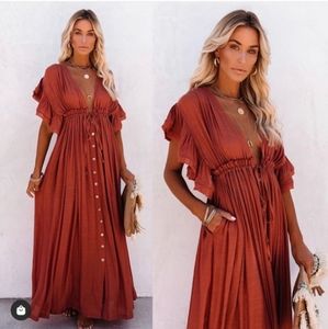 Anika maxi dress